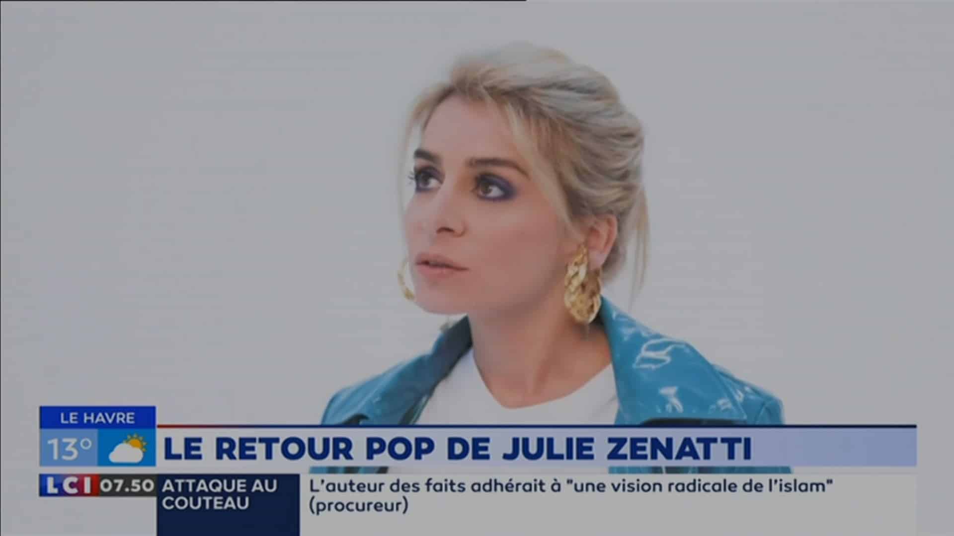 Julie nous parle de son dernier single "Tout est plus pop" dans la matinale de LCI (06/10/2019)